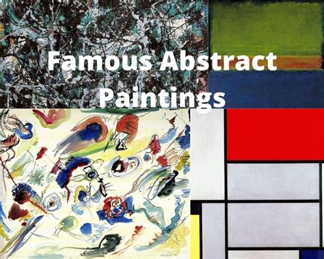 10 most famous abstract paintings.